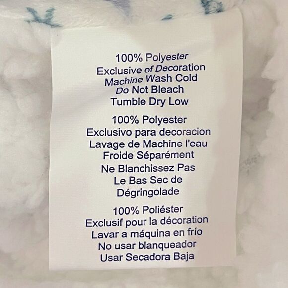 Thro Micromink Christmas Baby Throw Blanket, 30" x 40" (Gingerbread Man) NWT - Picture 5 of 5